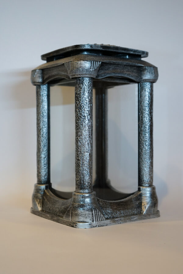 Srebrny znicz żywiczny kapliczka roma